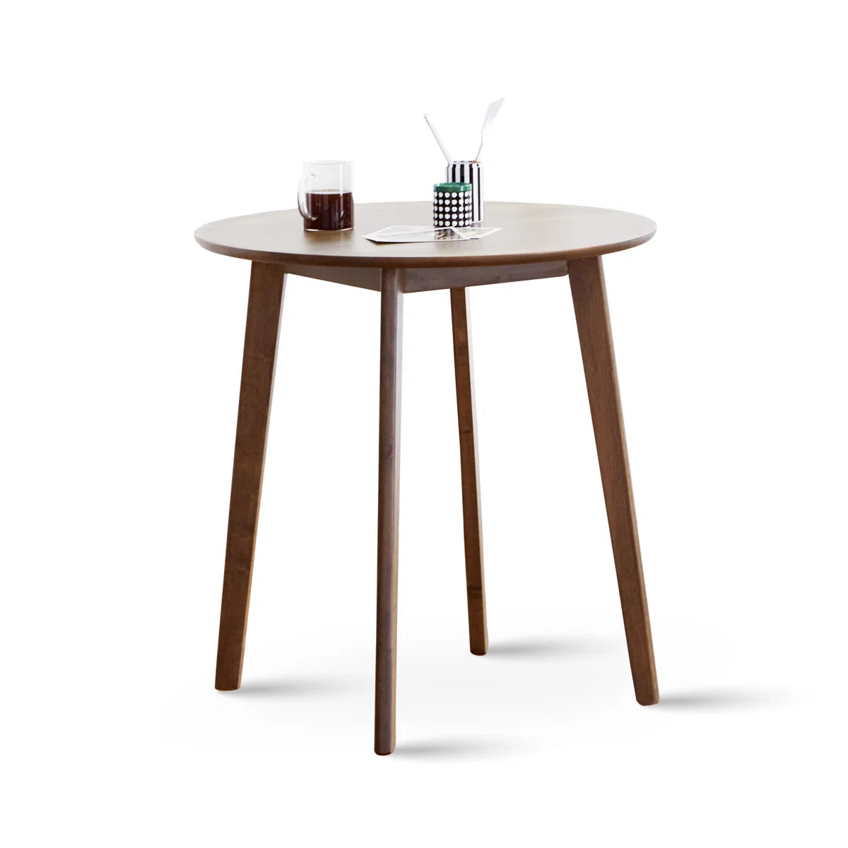 Small Round Solid Wood Dining Table