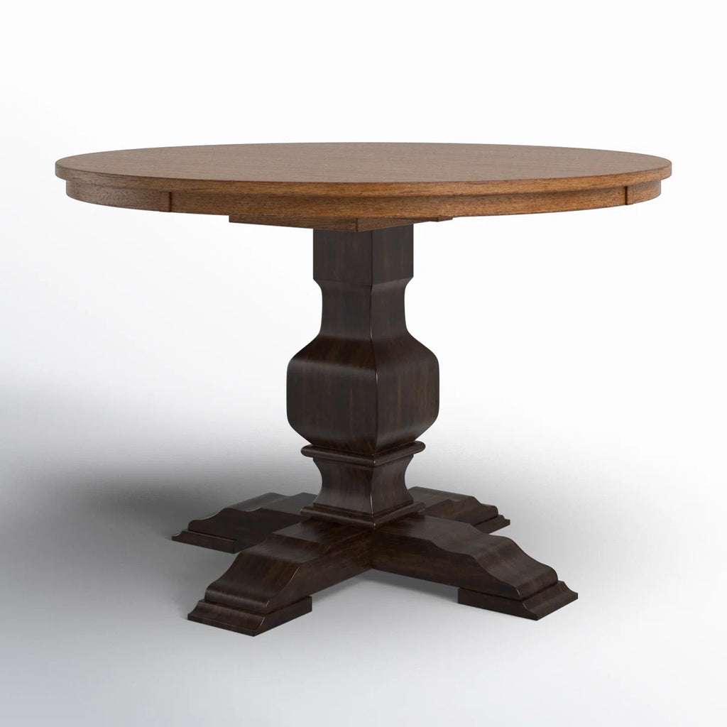 Fortville Round Solid Wood Dining Table