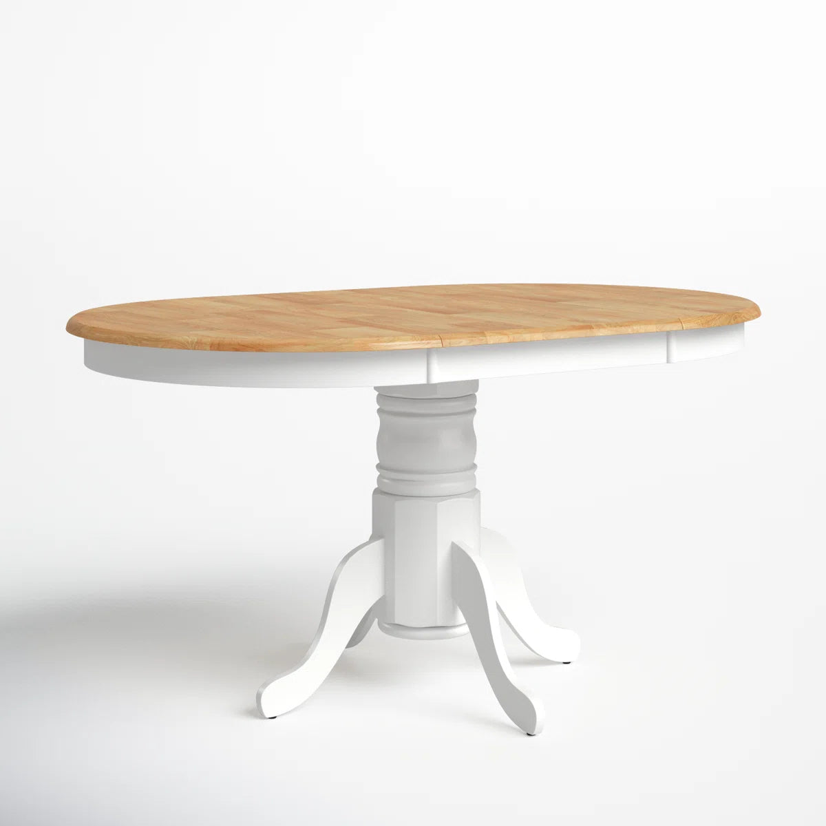 Kaneshiro Extendable Oak Solid Wood Dining Table