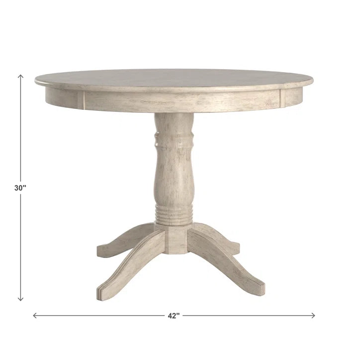 Alexa-Mae Round Solid Wood Dining Table
