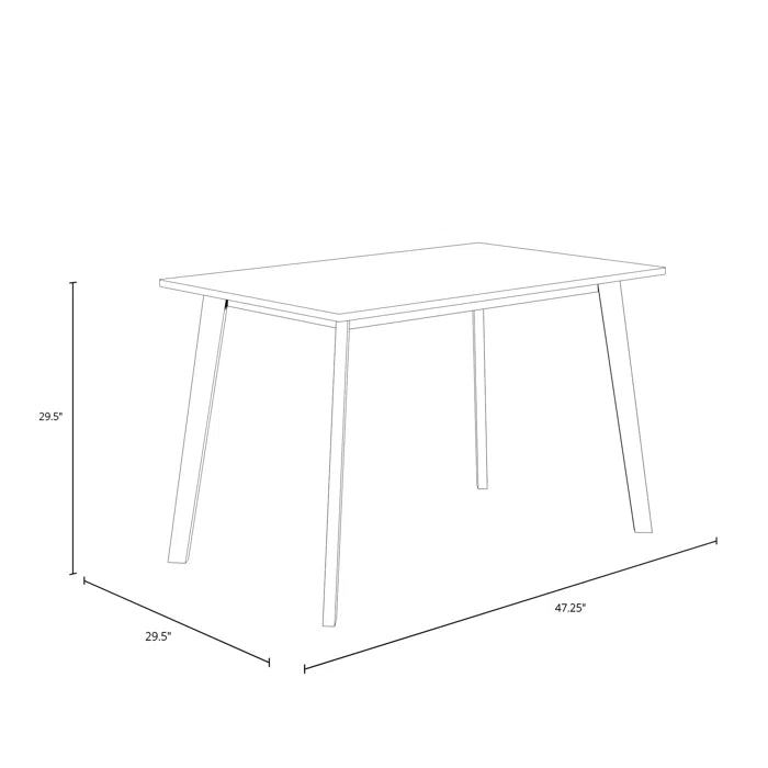 Armad Oak Solid Wood Base Dining Table