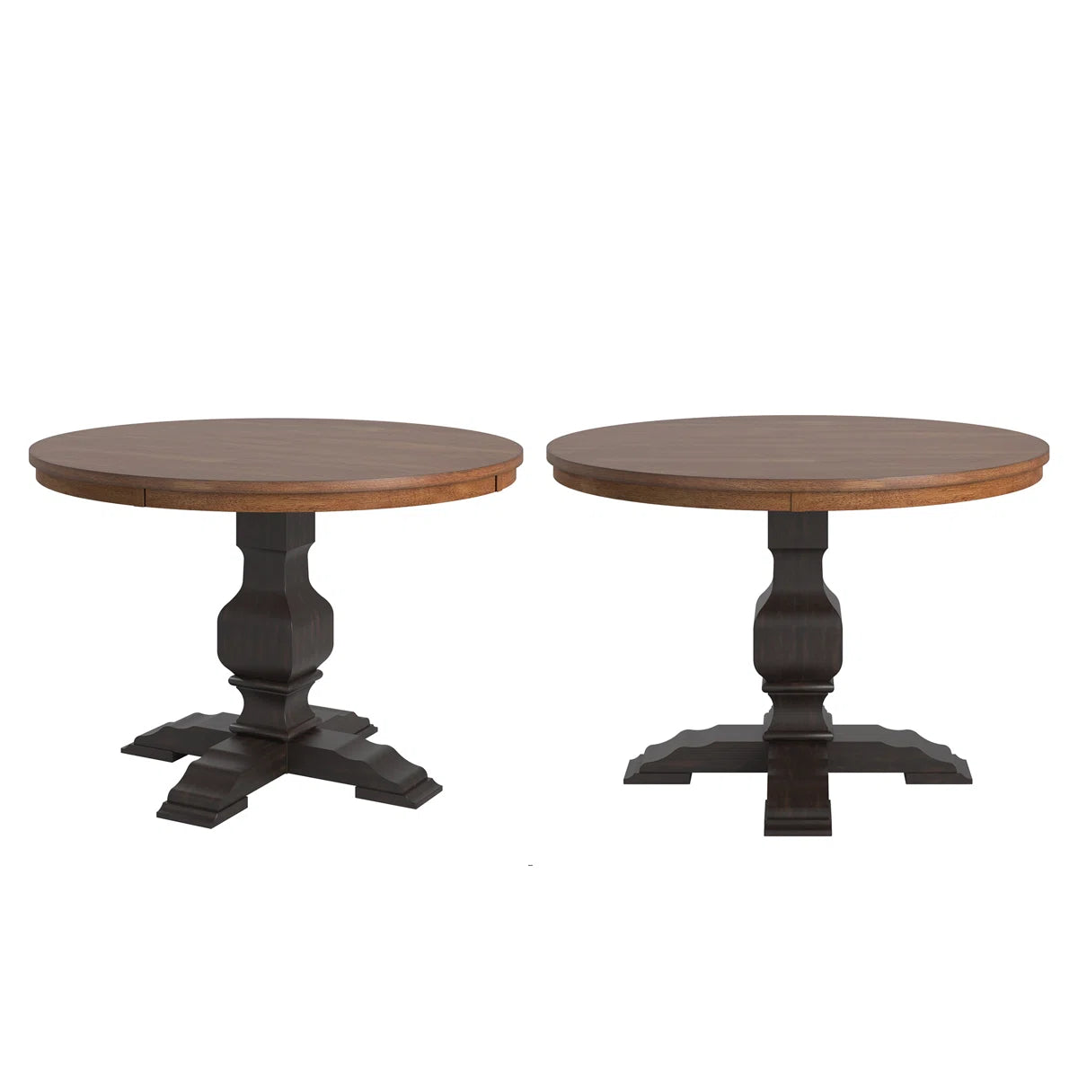 Fortville Round Solid Wood Dining Table